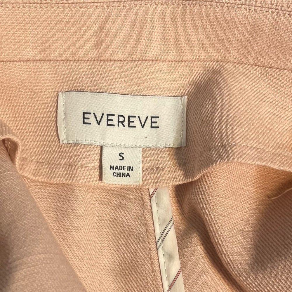 Evereve Lenox Blazer Light Pink Cotton Twill Size Small - Picture 8 of 12